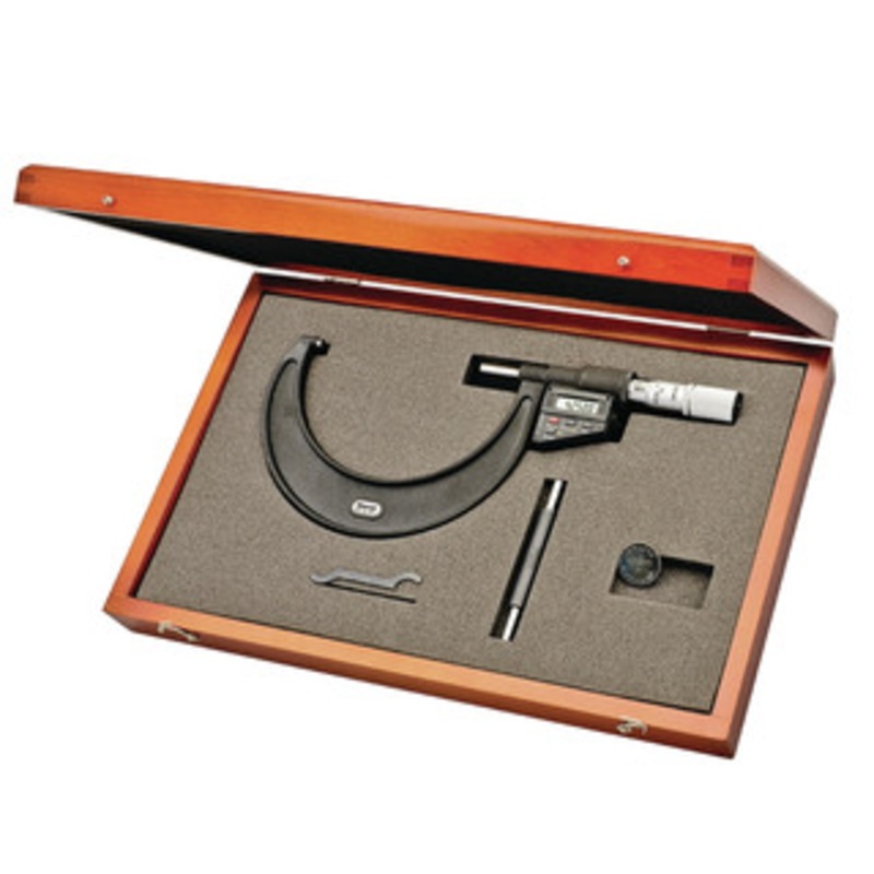 Starrett Electronic Micrometer, Friction Thimble, w/Data Output, EDP 64244, 4-5 – 733XFLZ-5