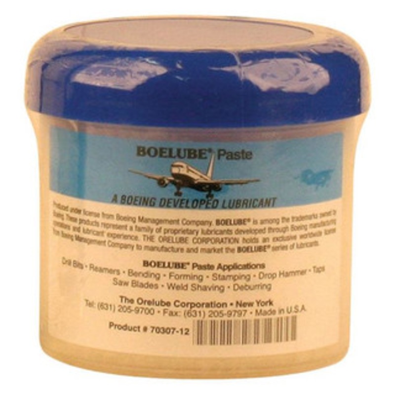 Boelube Machining Lubricant, Paste 70307-12, 12 oz. Jar Medium Blue