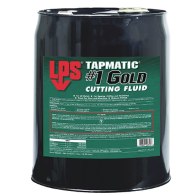 LPS Tapmatic #1 Gold Cutting Fluid, 5 Gallon