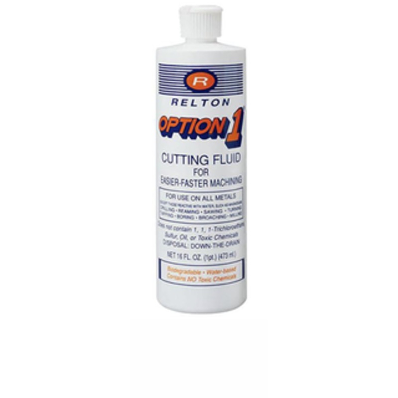Relton Option 1 Metal Cutting Fluid, 16 oz. Bottle – PNT-OP