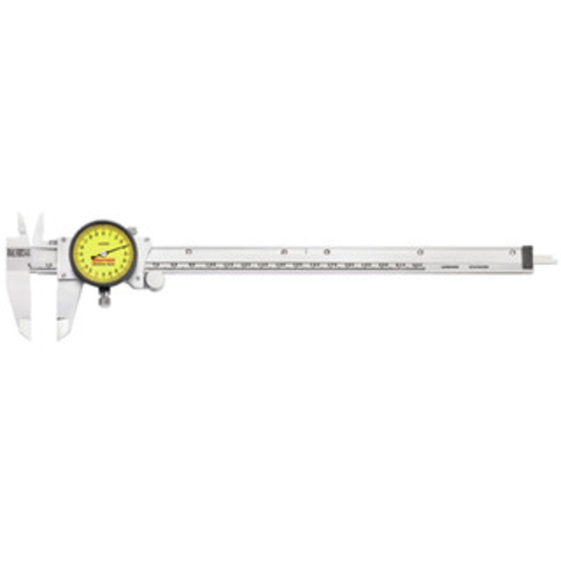 Starrett Dial Caliper, 0-225mm Yellow Face, EDP 64509 – 120M-225