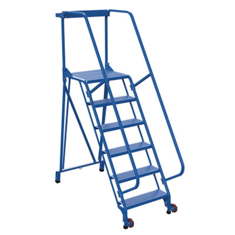 Tip-N-Roll Ladder 58 Deg 6 Straddle Perforated 24in Width, 350lb