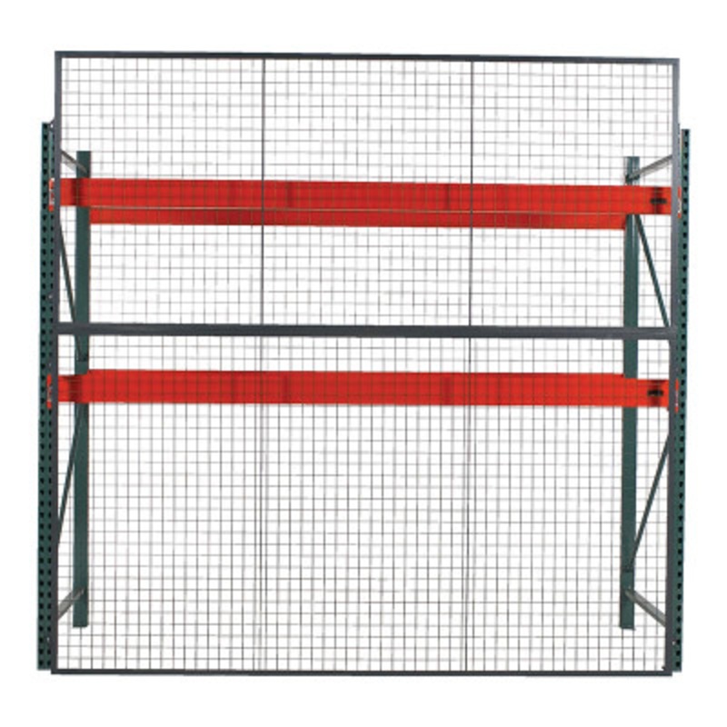 Welded Wire Rack Back Panel 108in x 1-1/4in x 48in, Gray