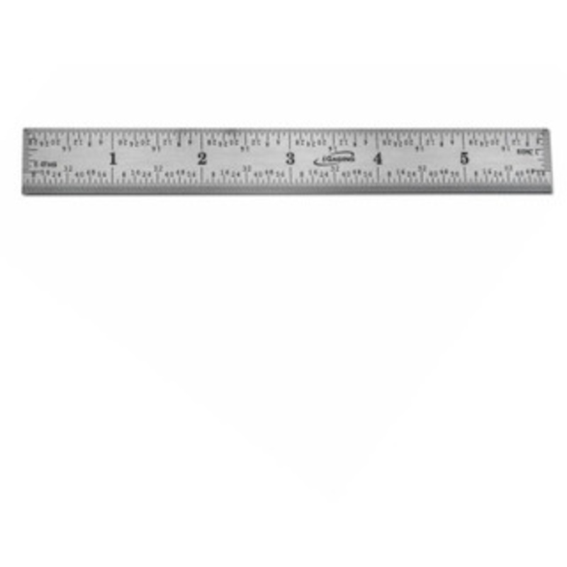 iGaging Stainless Steel Ruler, 6 – 34-006-4R