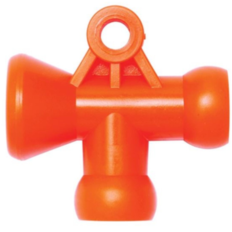 Loc-Line 1/4 T-Fittings, 2 Pieces, 1/4 Inside Diameter – 41416