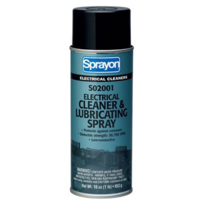 Sprayon Contact Cleaner #S02001, 16 oz. Contact Cleaner for Electrical Equipment