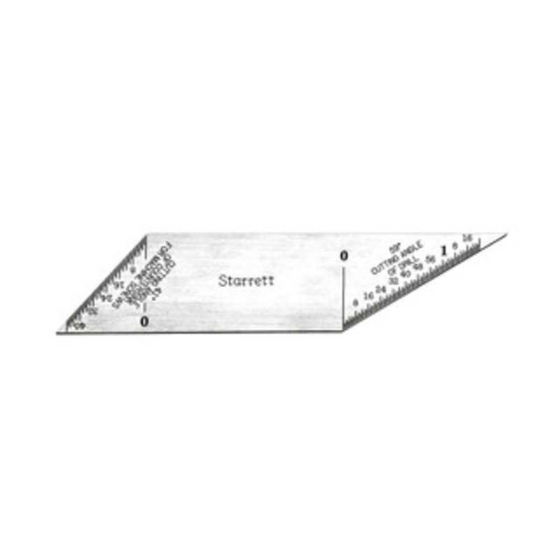 Starrett Inch Reading Double Square, 3-1/2, EDP 50114 – 13D