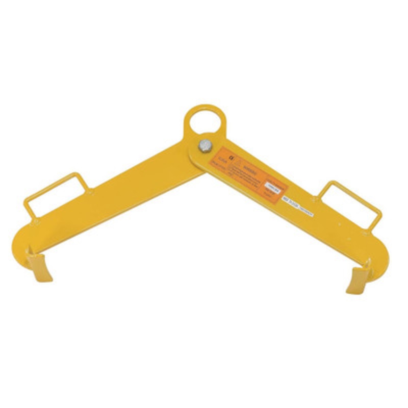 Steel Vertical Drum Clamp, 1,000 lb., Yellow