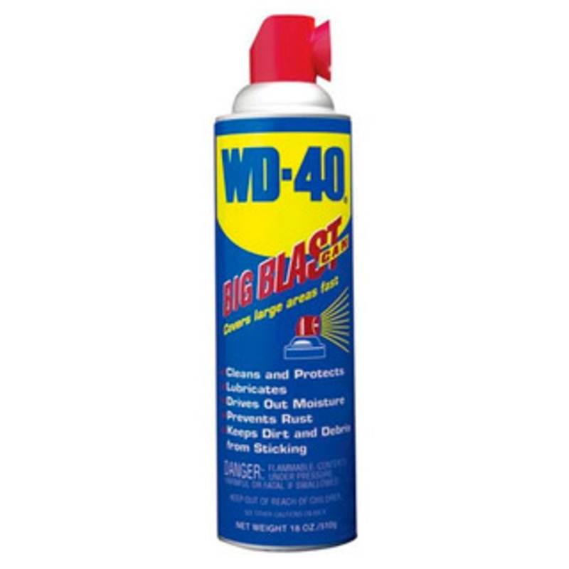 WD-40 Multi-Purpose Spray Lubricant #49009, 18 oz. Big Blast Aerosol Spray Can