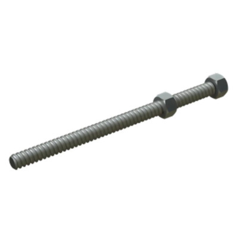 B14A Adjustable Coil Bolt, 3/4in Diameter x 18in Length (25/Ct)