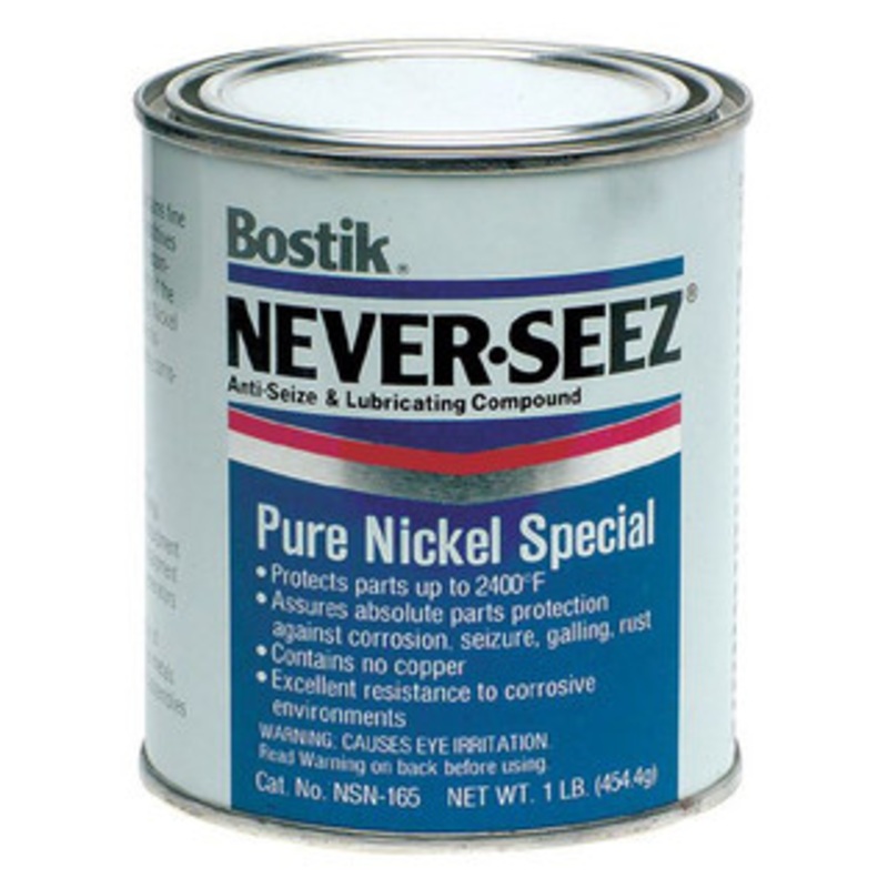 Bostik Never-Seez Pure Nickel Special Anti-Seize, 1 lb. Flat Top