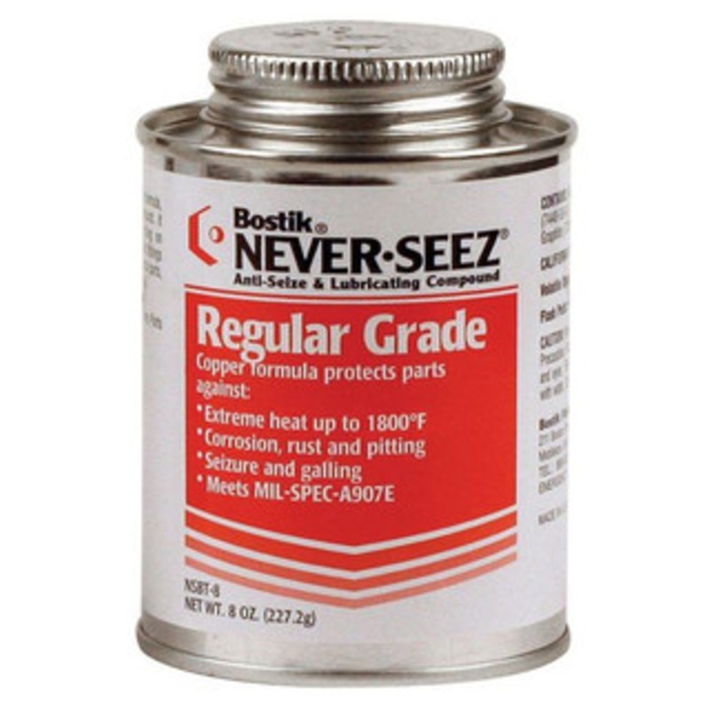 Bostik Never-Seez Regular Copper Grade Anti-Seize, 8 oz. Brush Top