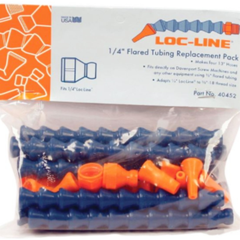 Loc-Line 1/4 Inside Diameter Adjustable Coolant Hose Flared Tubing Replacement Set – 40452