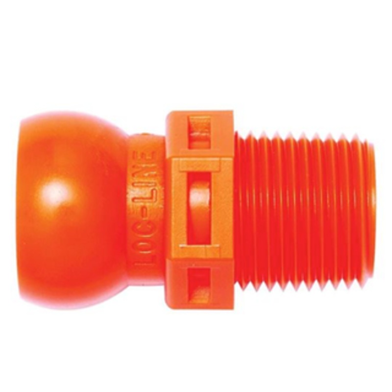 Loc-Line 4 Piece 3/8 NPT Connector Pack, 1/2 Inside Diameter – 51804