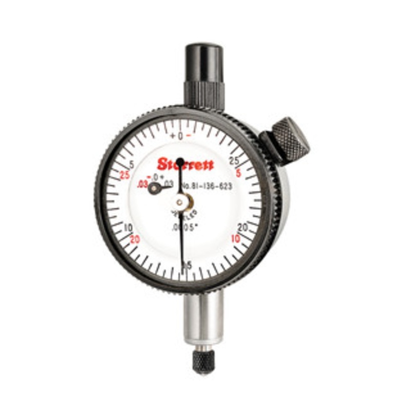 Starrett 81 Series Dial Indicator with Double Row Figure, EDP 53396 – 81-136-623J