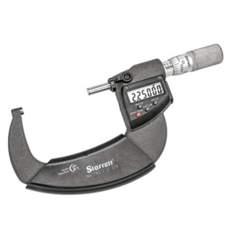 Starrett Electronic Micrometer, 2-3 w/ Friction Thimble, with Data Output – 795.1XFL-3