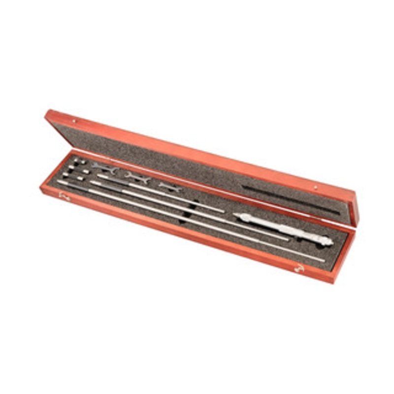 Starrett Solid-Rod Inside Micrometer Set, 8-32, EDP 50550 – 124CZ