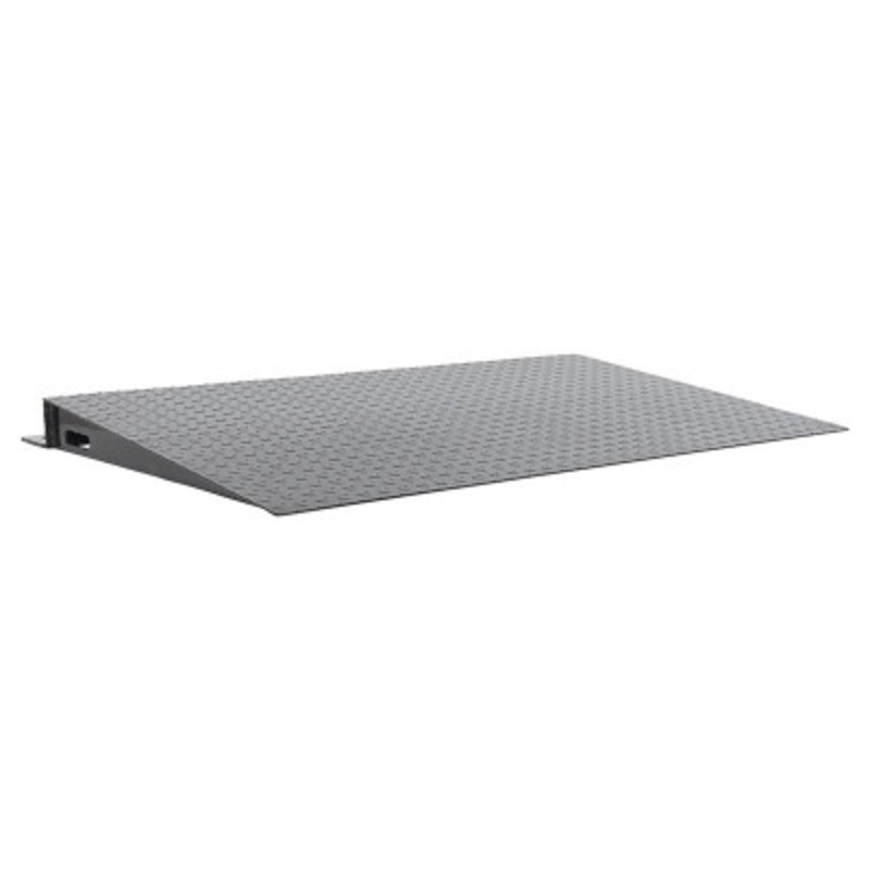 Steel Floor Scale Approach Ramp, 36in x 60in, 4,000 lb., Black