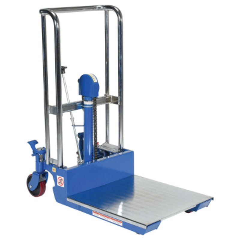 Steel Portable Welded Hydraulic Hefti-Lift 880 lb., Blue