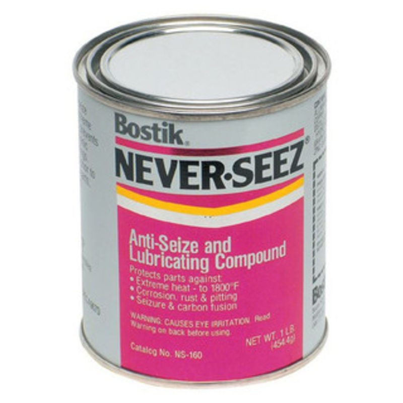 Bostik Never-Seez Regular Copper Grade Anti-Seize, 1 lb. Flat Top