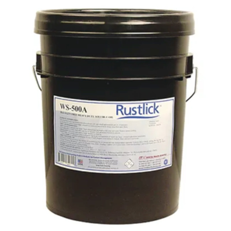 Rustlick WS-500A 5 Gallon Container Moderate Duty Machining Soluble Cutting Oil – 74055