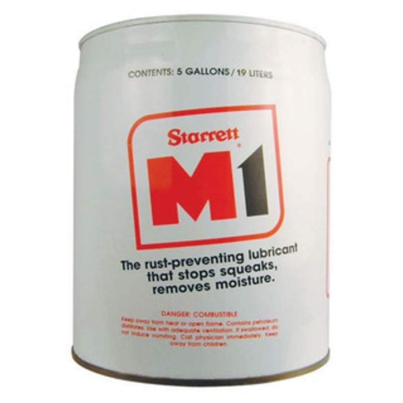 Starrett M1 All-Purpose Lubricant, 5 Gallon