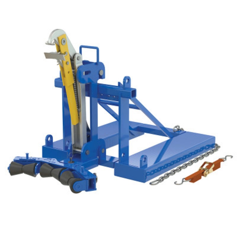 Automatic Eagle Beak 1 Drum with Rollers, 1,000 lb., Blue