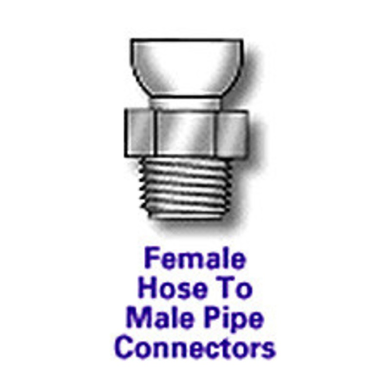 Cedarberg 1/2 System Connectors, 1/2 NPT pack of 2 Female Hose to Male Pipe – 8550-105