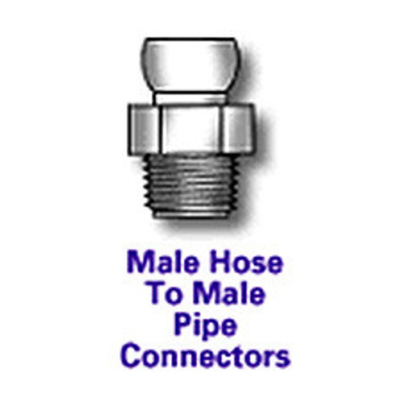 Cedarberg 1/4 System Connectors, 1/4 NPT pack of 4 Male Hose to Male Pipe – 8425-18