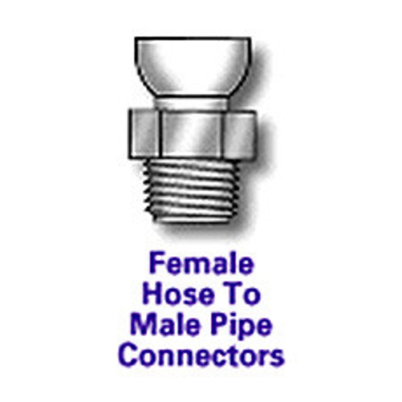 Cedarberg 1/4 System Connectors, 1/8 NPT pack of 2 Female Hose to Male Pipe – 8525-103