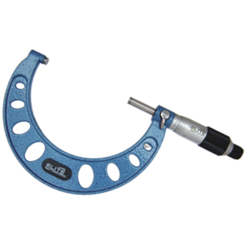 Elite Precision Flat End Spindle Outside Micrometer, 3 – 4 Range – E34RF