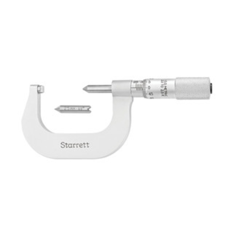 Starrett Screw Thread Micrometer, 25-50mm, EDP 56329 – 585MCP