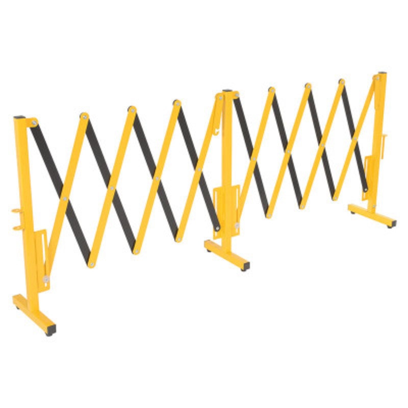Steel Expand A Gate, 192in Length, Yellow/Black