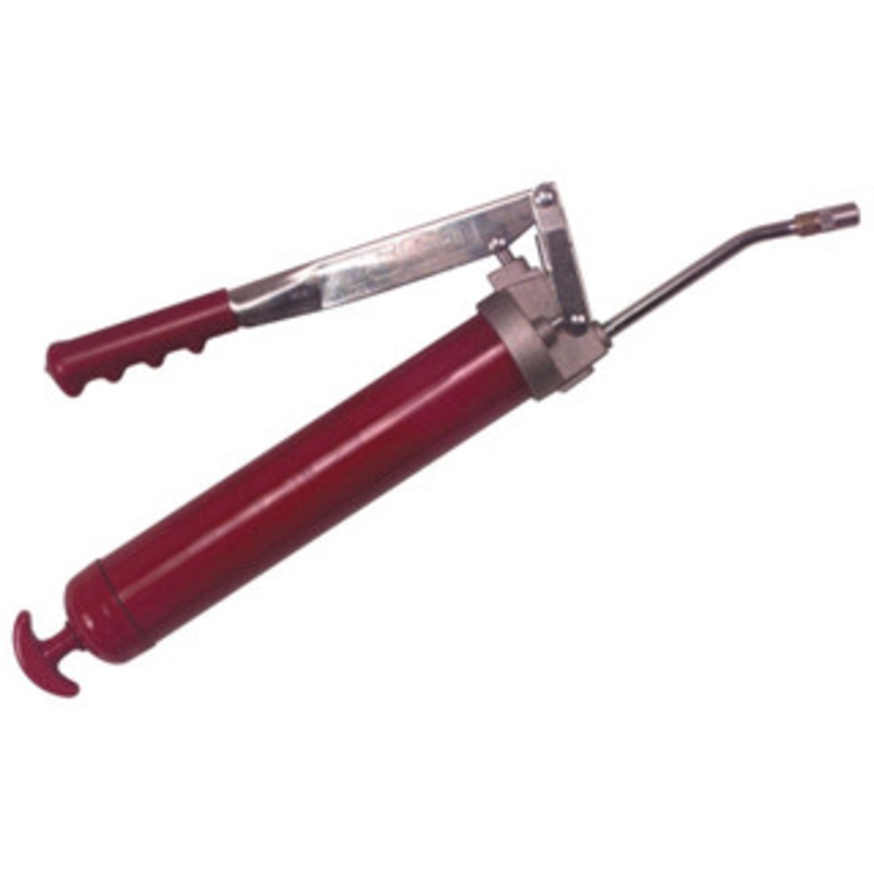 Alemite Professional Lever Grease Gun, 16 oz, 10,000 psi, Hose/Coupler, Grease – 025-500-E
