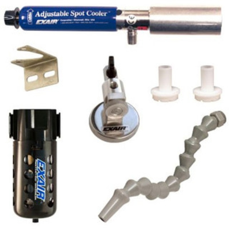 Exair Adjustable Spot Cooler System (one cold outlet) – 3825