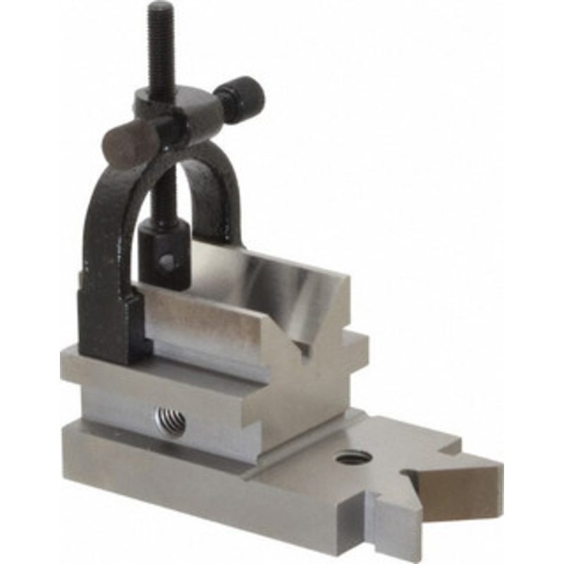 Precise 1-5/16 Capacity Toomakers V-Block with Clamp – 3402-0981