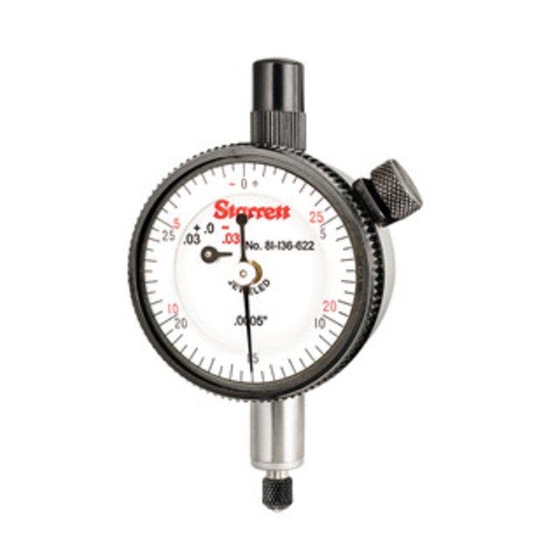 Starrett 81 Series Dial Indicator with Double Row Figure, EDP 53394 – 81-136-622J