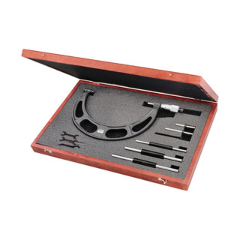 Starrett Interchangeable Anvil Micrometer Set, 6-9, EDP 72700 – 224.1BRLZ