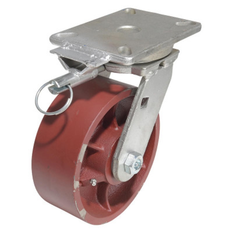 8X3 Ductile Steel Swivel Caster