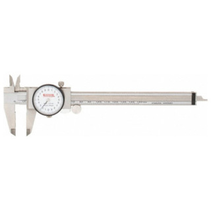 SPI Dial Caliper 0-150mm, White Dial Face – 17-979-6