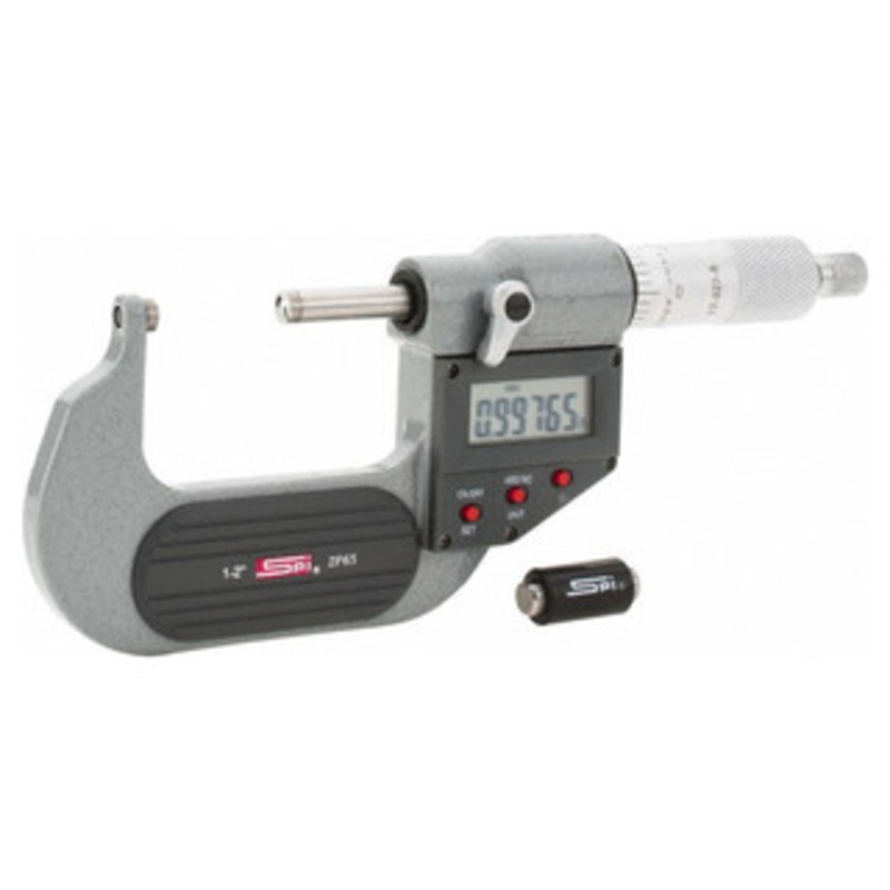 SPI IP65 Absolute Electronic Ball Micrometer, 1-2/25-50mm – 17-927-5