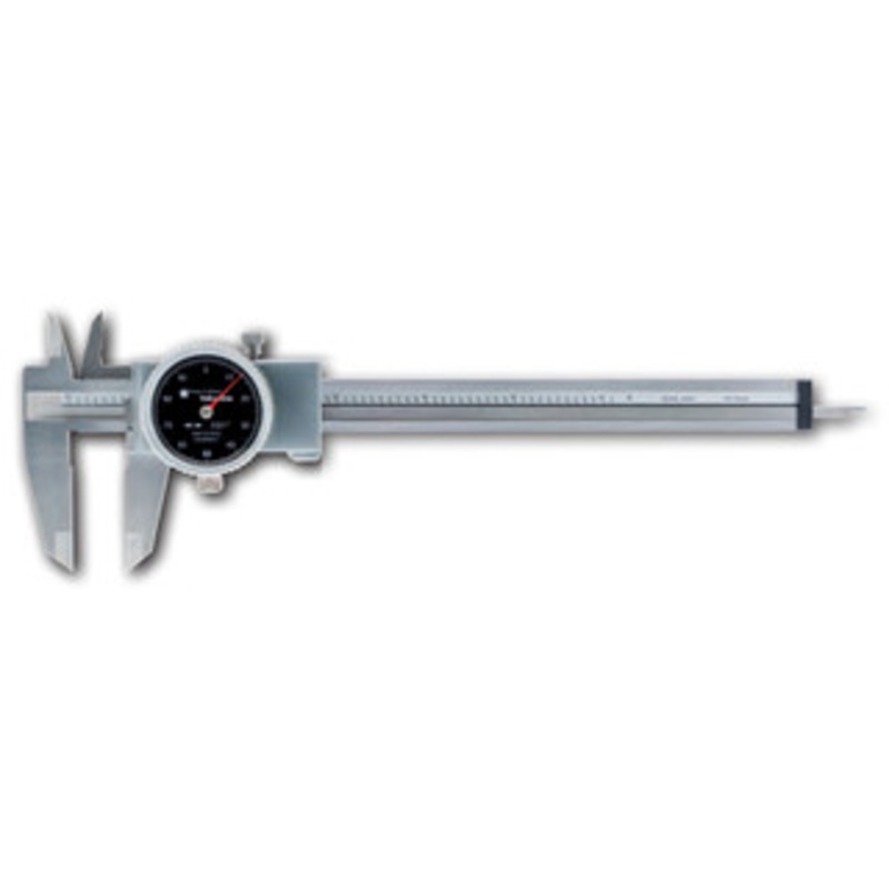 Brown & Sharpe Valueline DIAL-CAL Dial Caliper, 0-6, Black Dial Face – 00589021