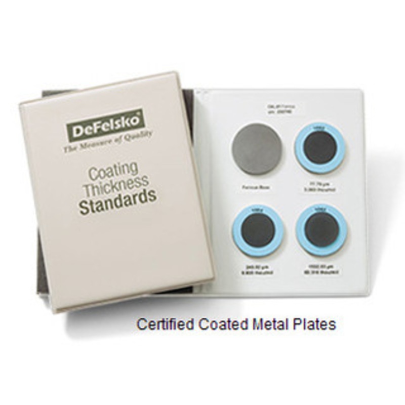 DeFelsko Certified Coated Metal Plate, S4 Standard, Epoxy on Steel (Ferrous) – STDS4