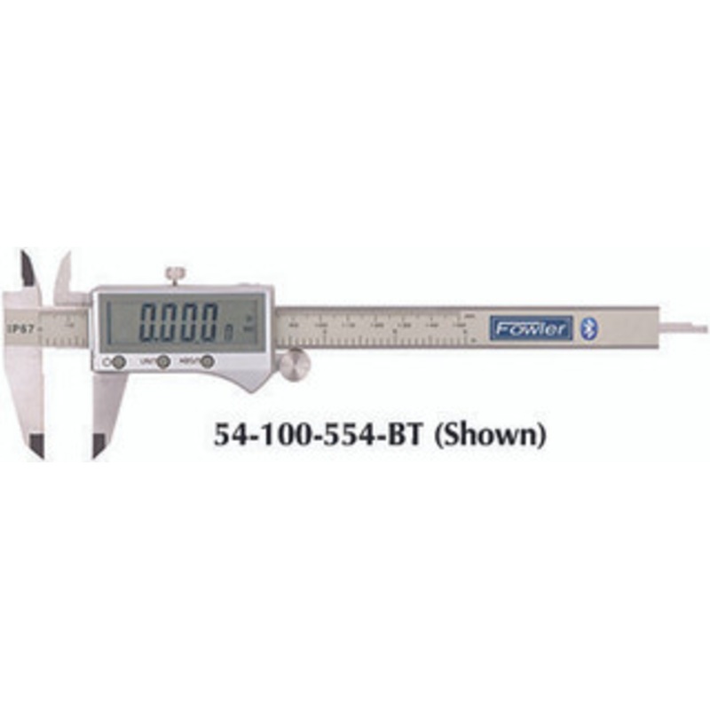 Fowler IP67 PLUS 0 – 4/0 – 100mm Electronic Caliper – 54-100-554-BT