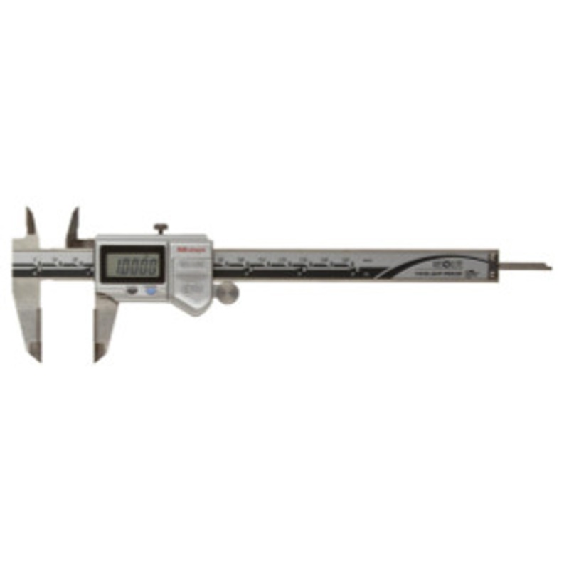 Mitutoyo Absolute Coolant Proof Electronic Caliper, 0-6 w/ Carbide-tipped jaws for OD measurement – 500-731-20