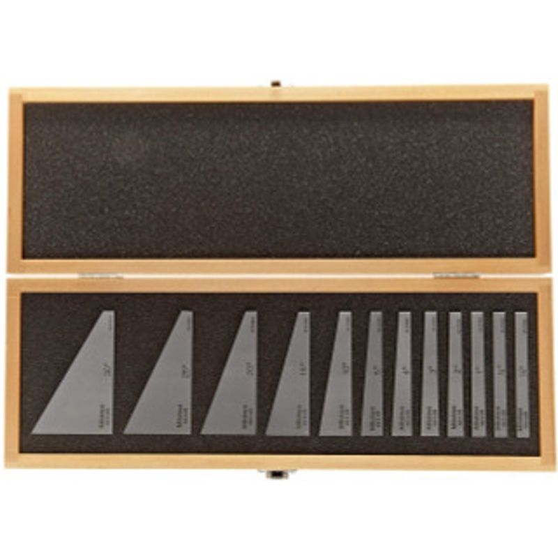 Mitutoyo Angle Block Set, +/- 20 Seconds Accuracy, 12 Piece Set – 981-102