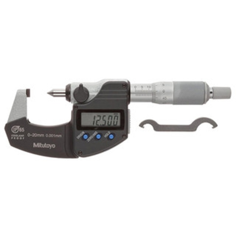 Mitutoyo Crimp Height Type Digital Micrometer, 0-20mm – 342-271-30