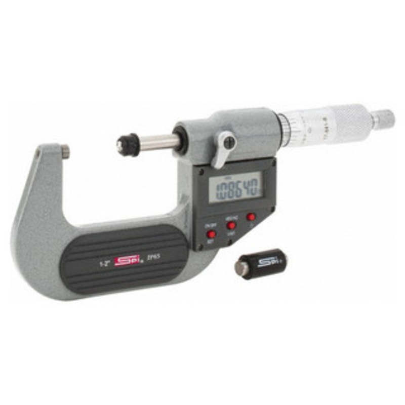 SPI IP65 Absolute Electronic Outside Micrometer, 1-2/25-50mm – 17-841-8