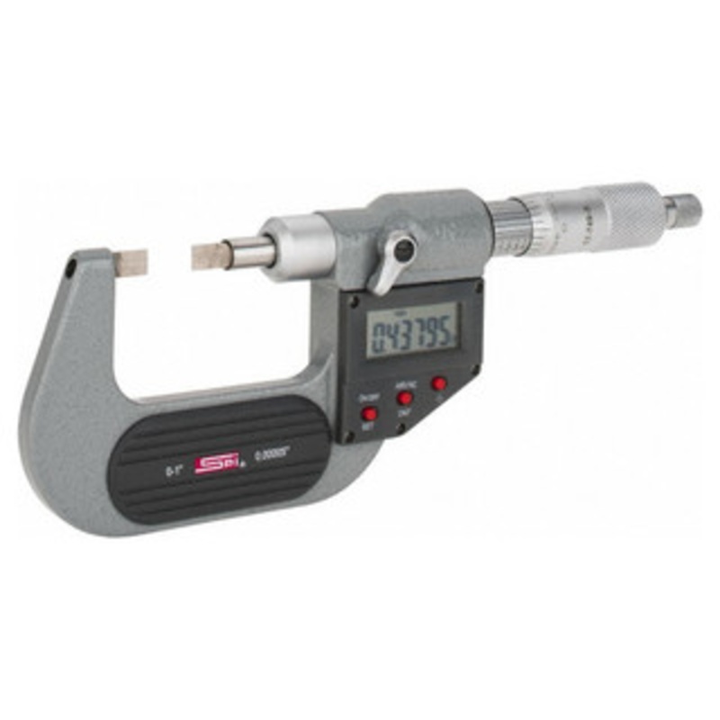 SPI IP65 Electronic Blade Micrometer, 0-1/0-25mm – 17-749-3