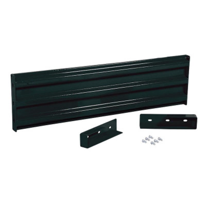 Steel Dropin Style Guard Rail, 53.875in Length, Black